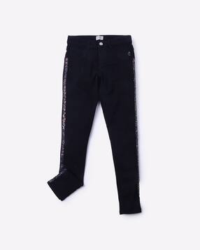 gini and jony Slim Fit Mid-Rise Jeans with Shimmer Taping-picture-11