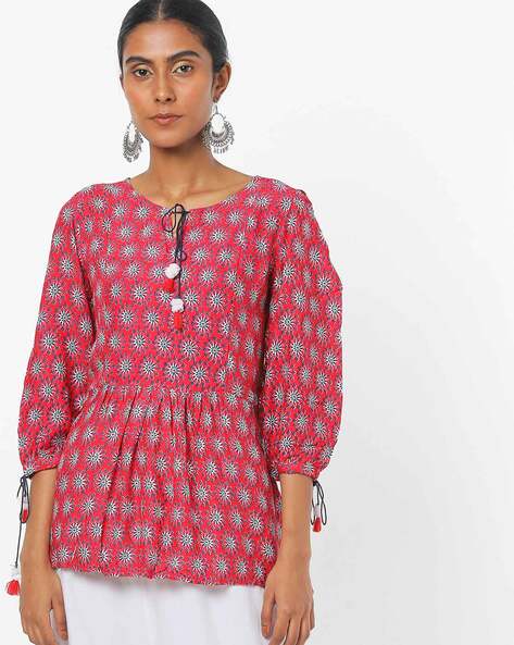 Buy Maroon Shirts Tops Tunic for Women by Global Desi Online Ajio