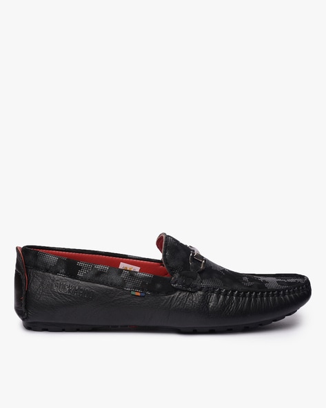 Avenue Genuine Leather Printed Loafers