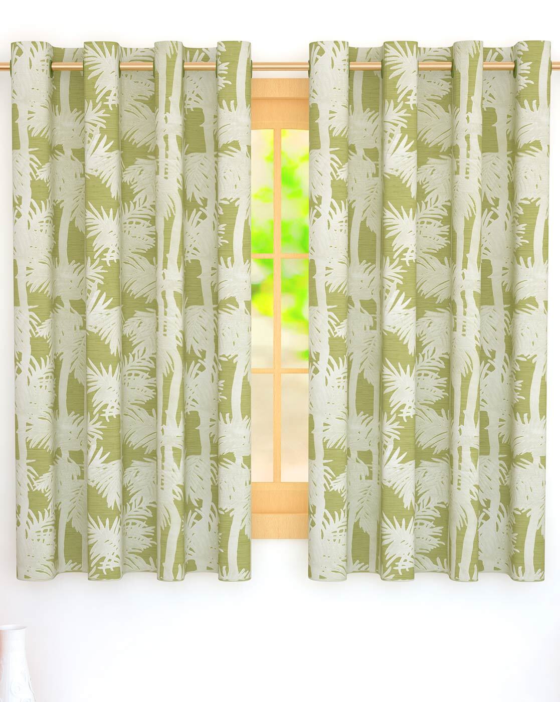Lemon Green Curtains Accessories, Green Modern Curtains