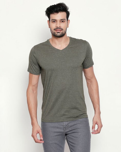 Buy Charcoal Grey Tshirts for Men by Byford by Pantaloons Online