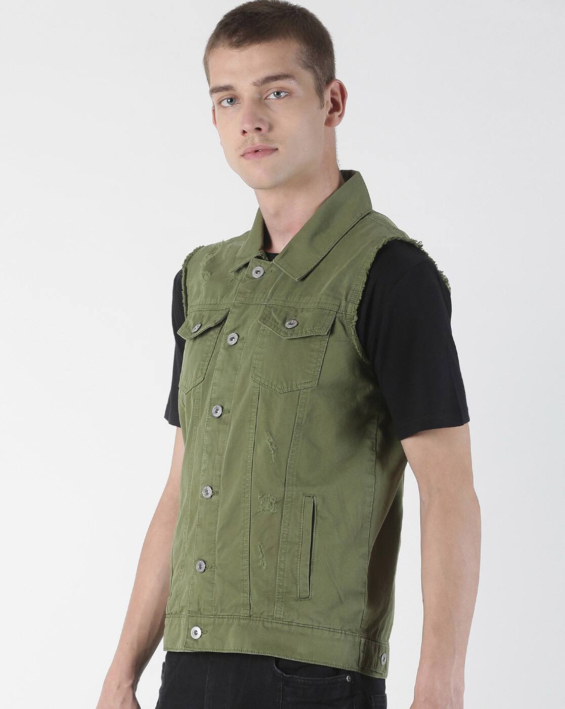 Buy Olive Green Jackets \u0026 Coats for Men 