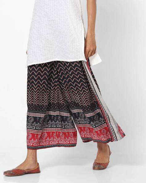 Printed Palazzos with Pocket Price in India