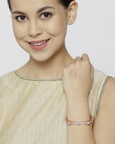 Rounded Square Diamond Pave Bangle Bracelet | Diamond bracelet design,  Diamond bangles bracelet, Trending bracelets