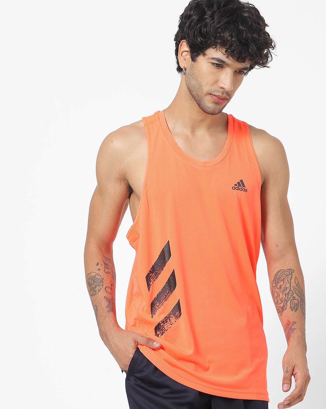 Cabina A fondo fantasma Buy Orange Vests for Men by ADIDAS Online | Ajio.com