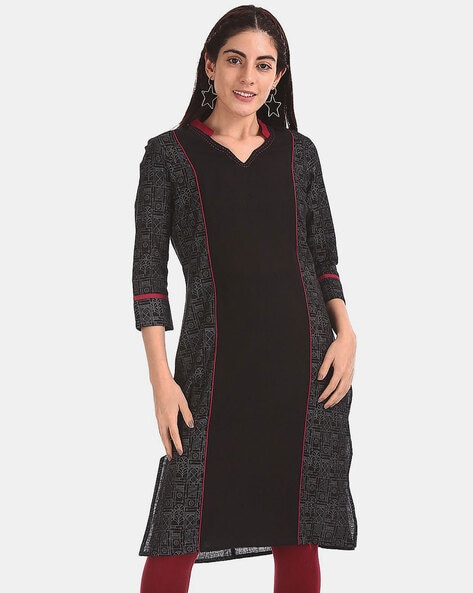 Karigari Printed A-line Kurta