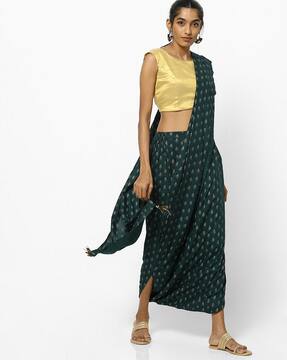 Buy Green Fusion Wear Sets for Women by 