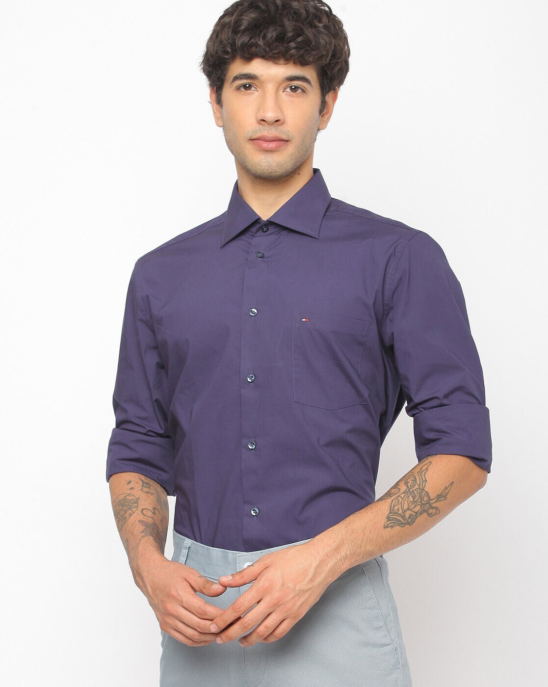 myntra tommy hilfiger shirts