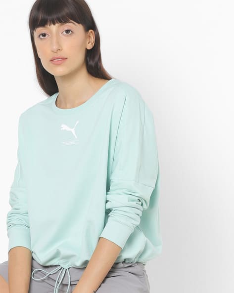 puma green jumper