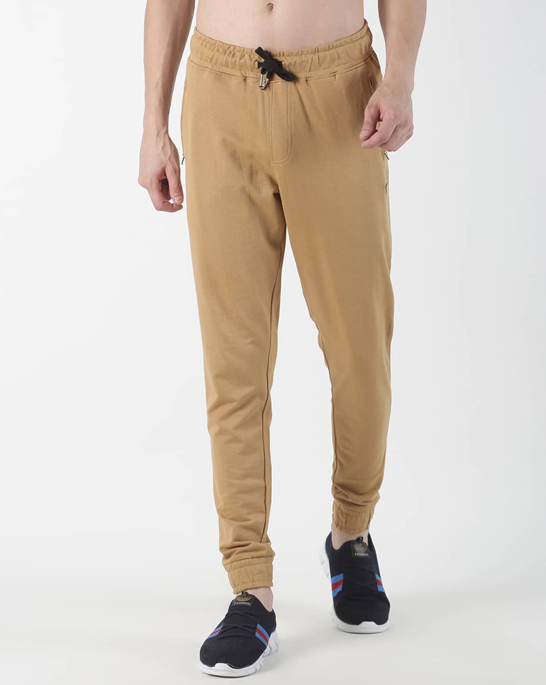blue khaki joggers