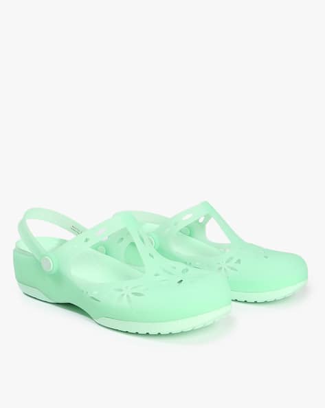 Buy Green Flat Sandals for Women by CROCS Online