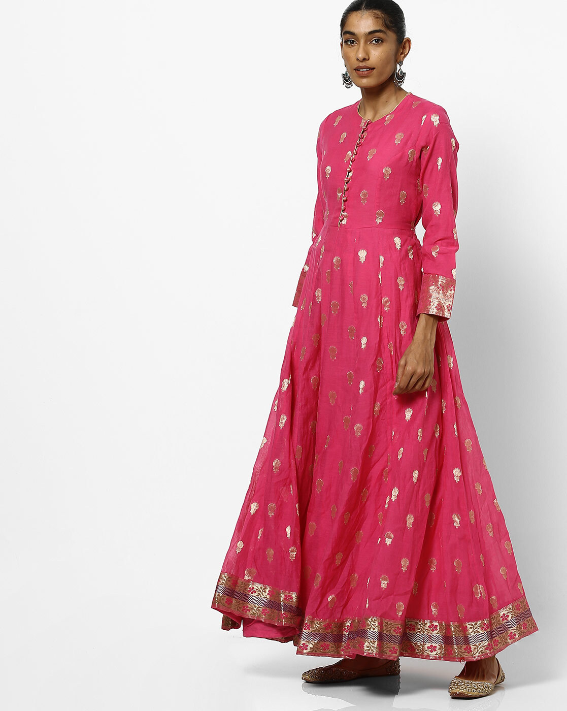 pink anarkali biba