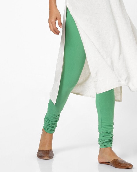 Aurelia Solid Women Green Tights - Buy Aurelia Solid Women Green Tights  Online at Best Prices in India