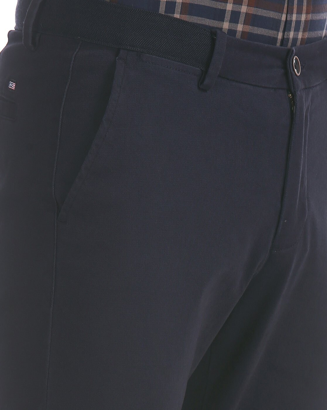 Buy Navy Trousers  Pants for Men by ARROW Online  Ajiocom