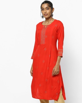 global desi plum kurta