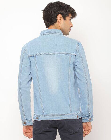 plain jeans jacket