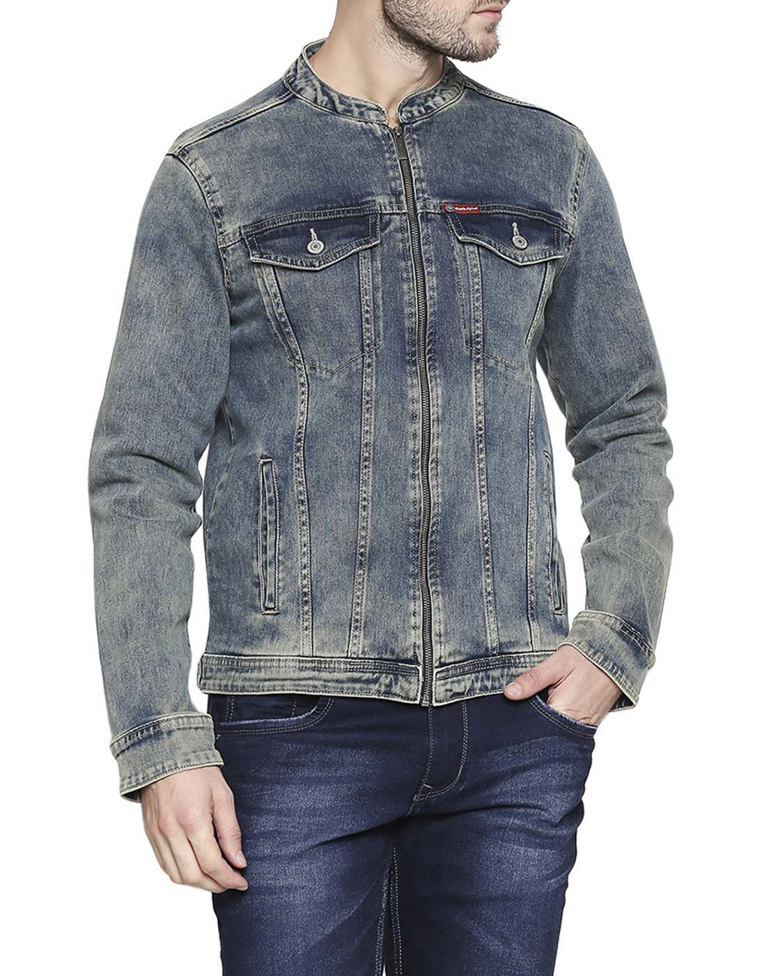 Vintage Lee Cooper Hard Rock Denim Jacket Men's Size Medium (HR08) | eBay