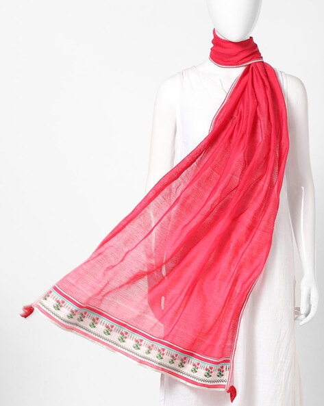 Dupatta with Tassels Price in India