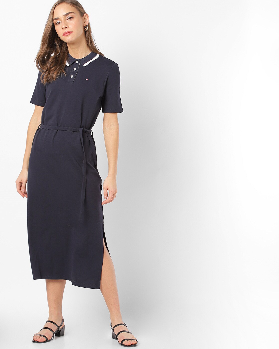 tommy hilfiger collared shift dress