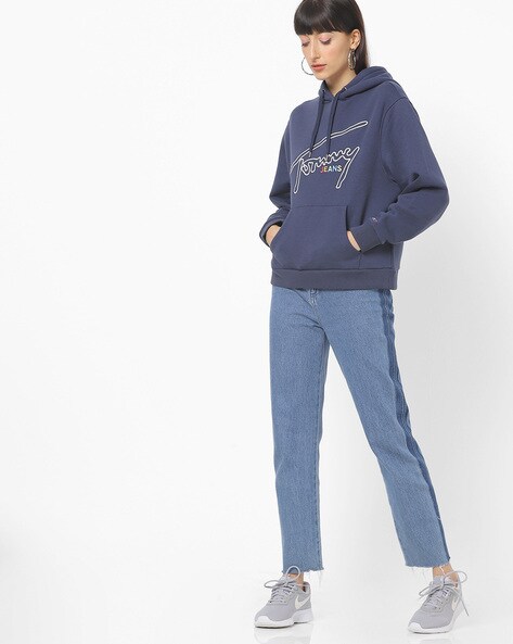 Buy Blue Sweatshirt & Hoodies for Women by TOMMY HILFIGER Online