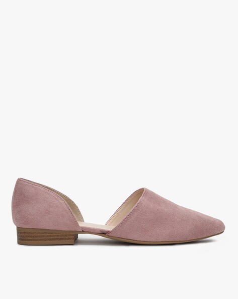 Buy Pink Flat Shoes for Women by QUPID 