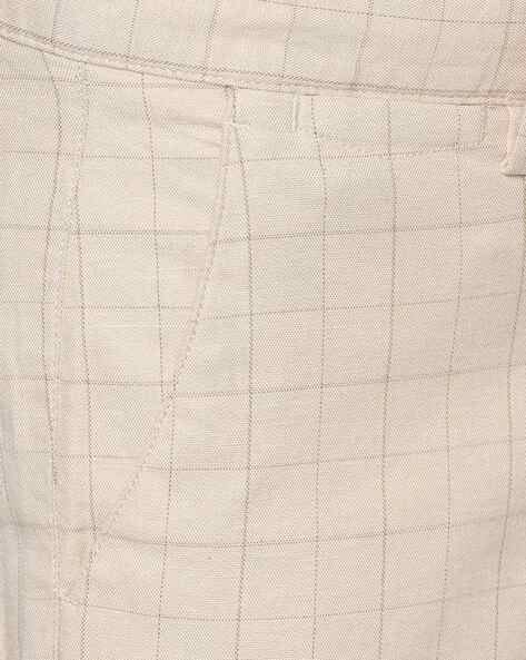 Buy Cream Trousers & Pants for Men by LOUIS PHILIPPE Online