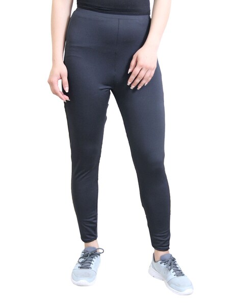 Buy Black Leggings for Women by CRAZEVILLA Online