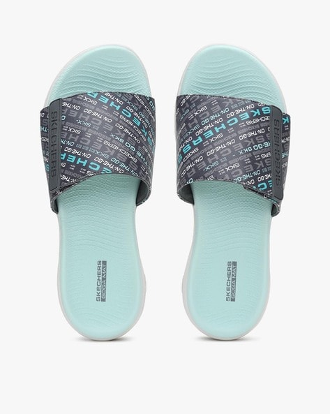 Buy Grey Flip Flop & Slippers for Women by Skechers Online
