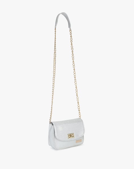 silver sling bag