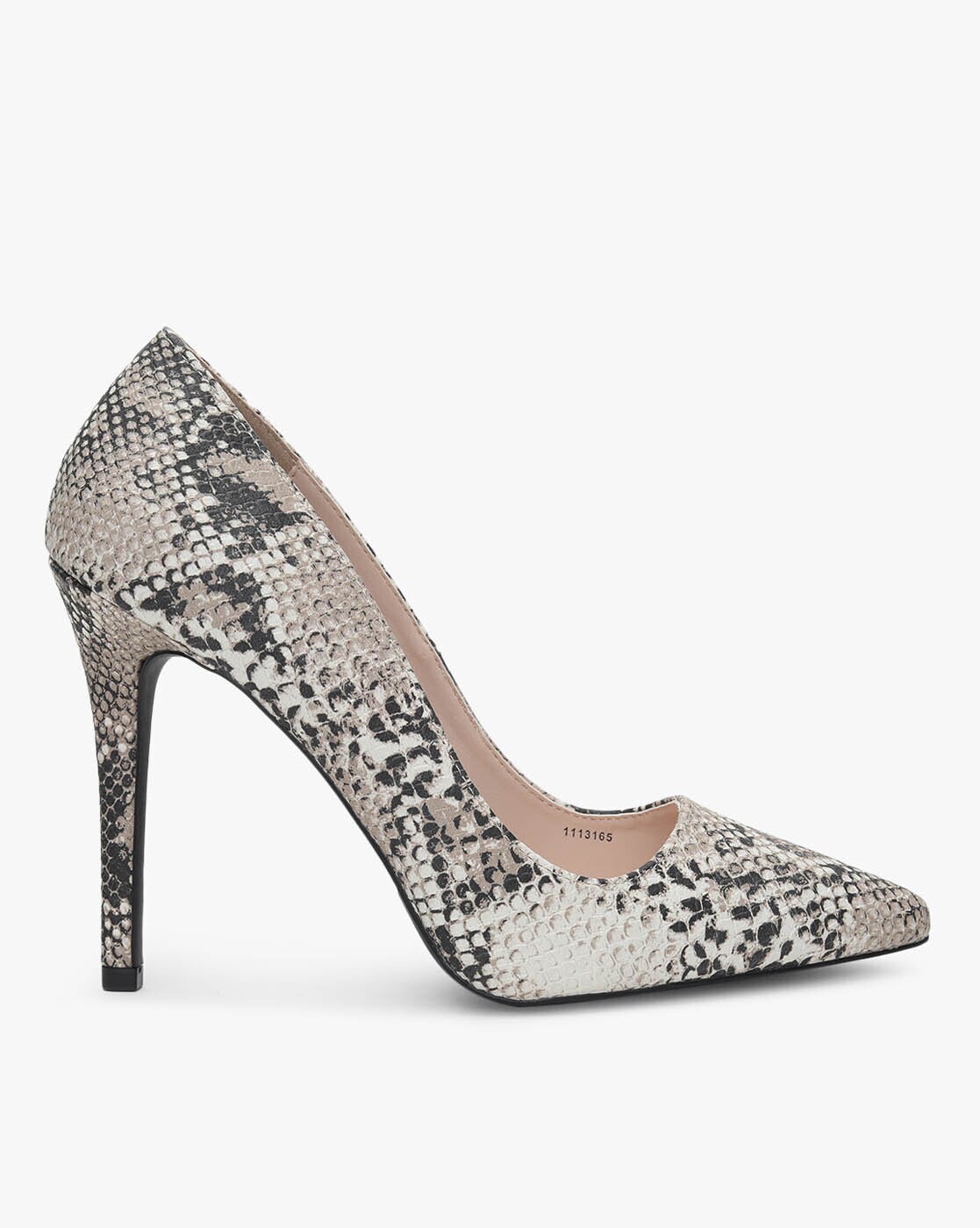 qupid snakeskin heels