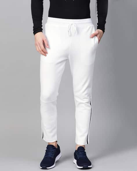 Buy White Track Pants for Men by FITKIN Online