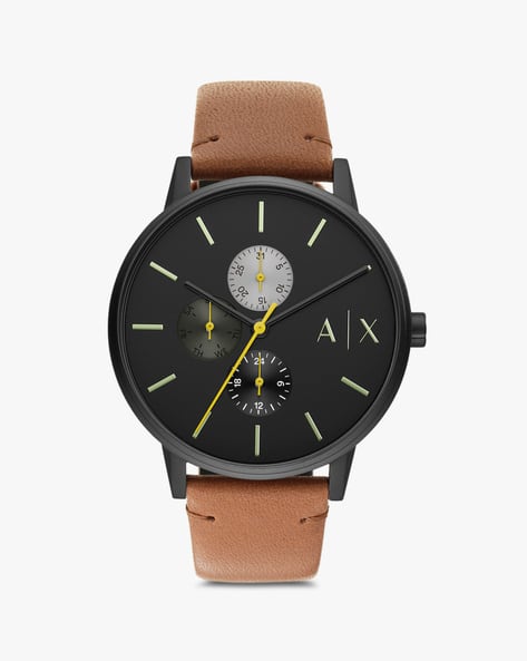 AX2723I Analogue Watch with Leather Strap