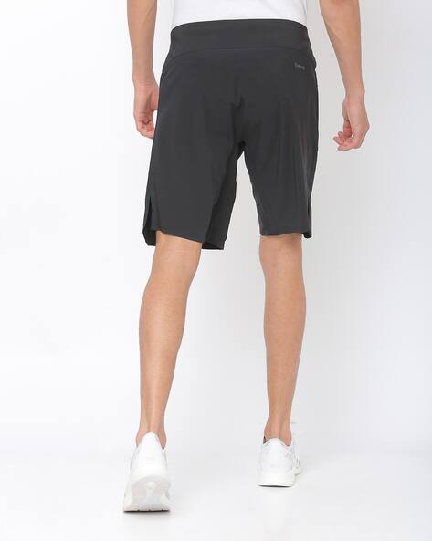black adidas shorts with zip pockets