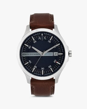 armani exchange AX2133 Analogue Watch with Leather Strap-picture-12
