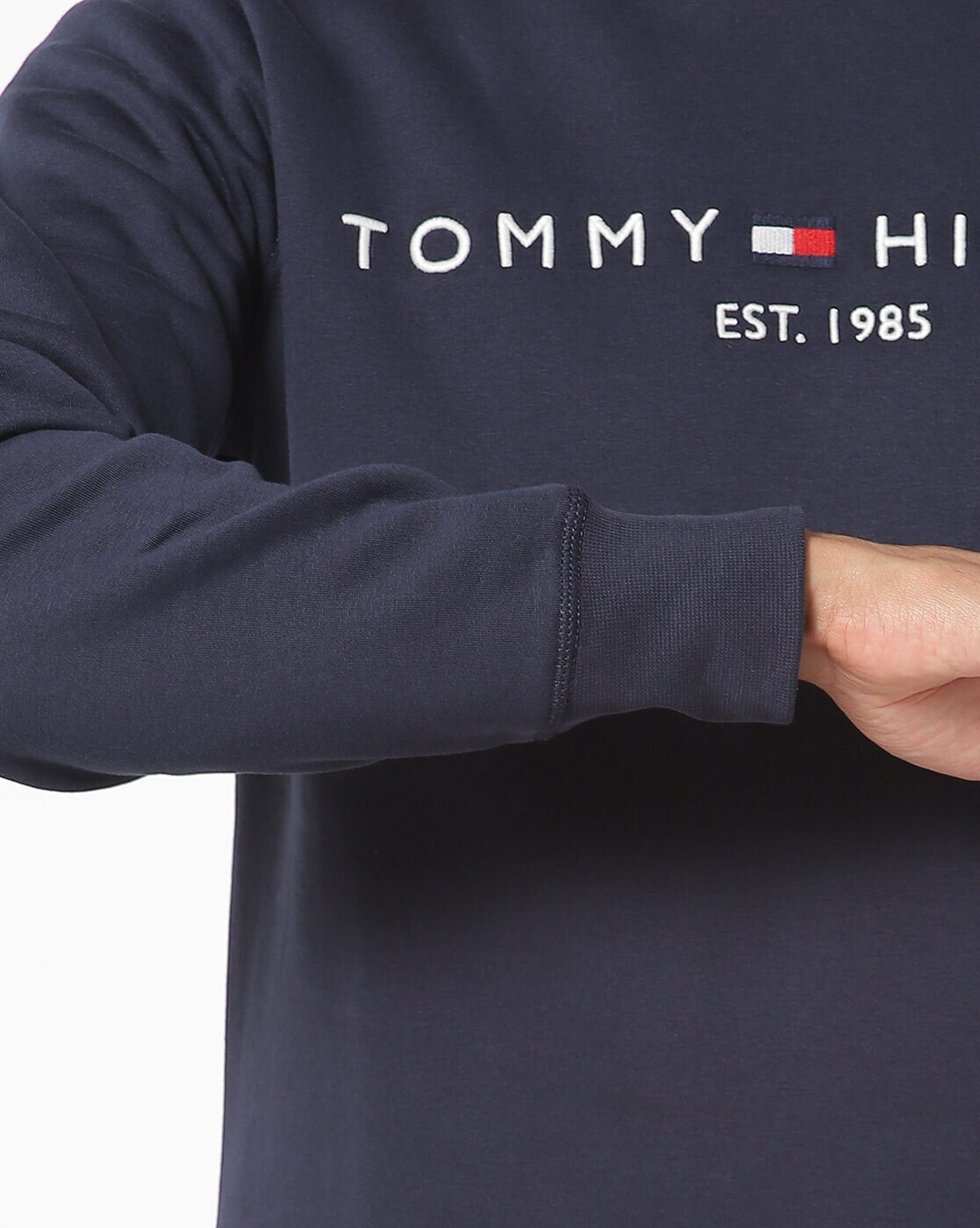 tommy hilfiger navy blue sweatshirt