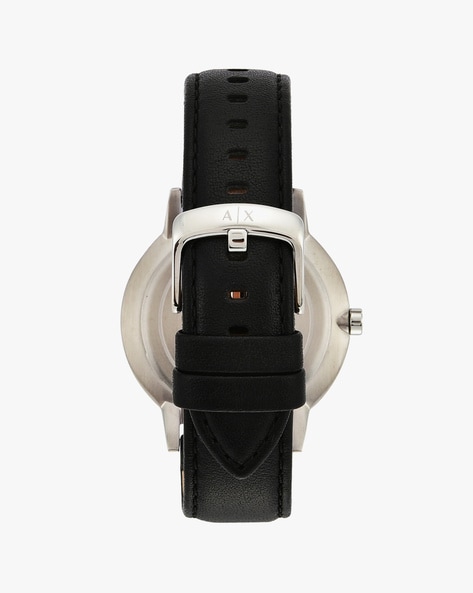 AX2703 Analogue Watch with Leather Strap