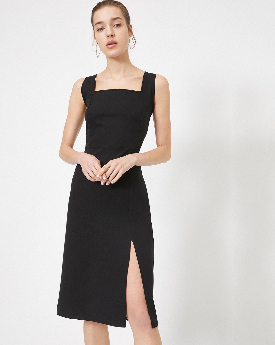 Black Maxi Dress - Square Neck Maxi Dress - Balloon Sleeve Dress - Lulus