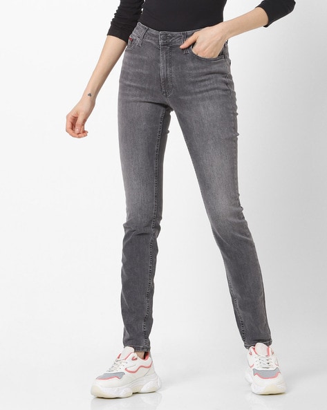 Tommy Hilfiger Jeans -belted waist cropped denim jacket - women - dstore  online