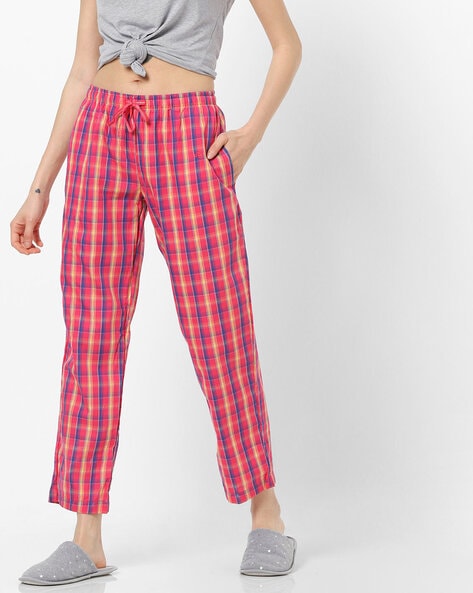 Jockey Women's Regular Fit Lounge Pants  (1301-0105-VDMEL_Blue_X-Large_Blue_X-Large) : Amazon.in: Fashion