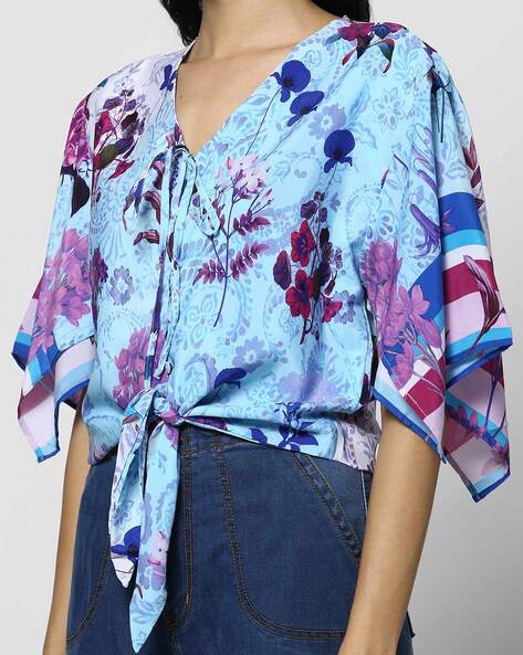 Buy Blue Tops for Women by Outryt Online Ajio