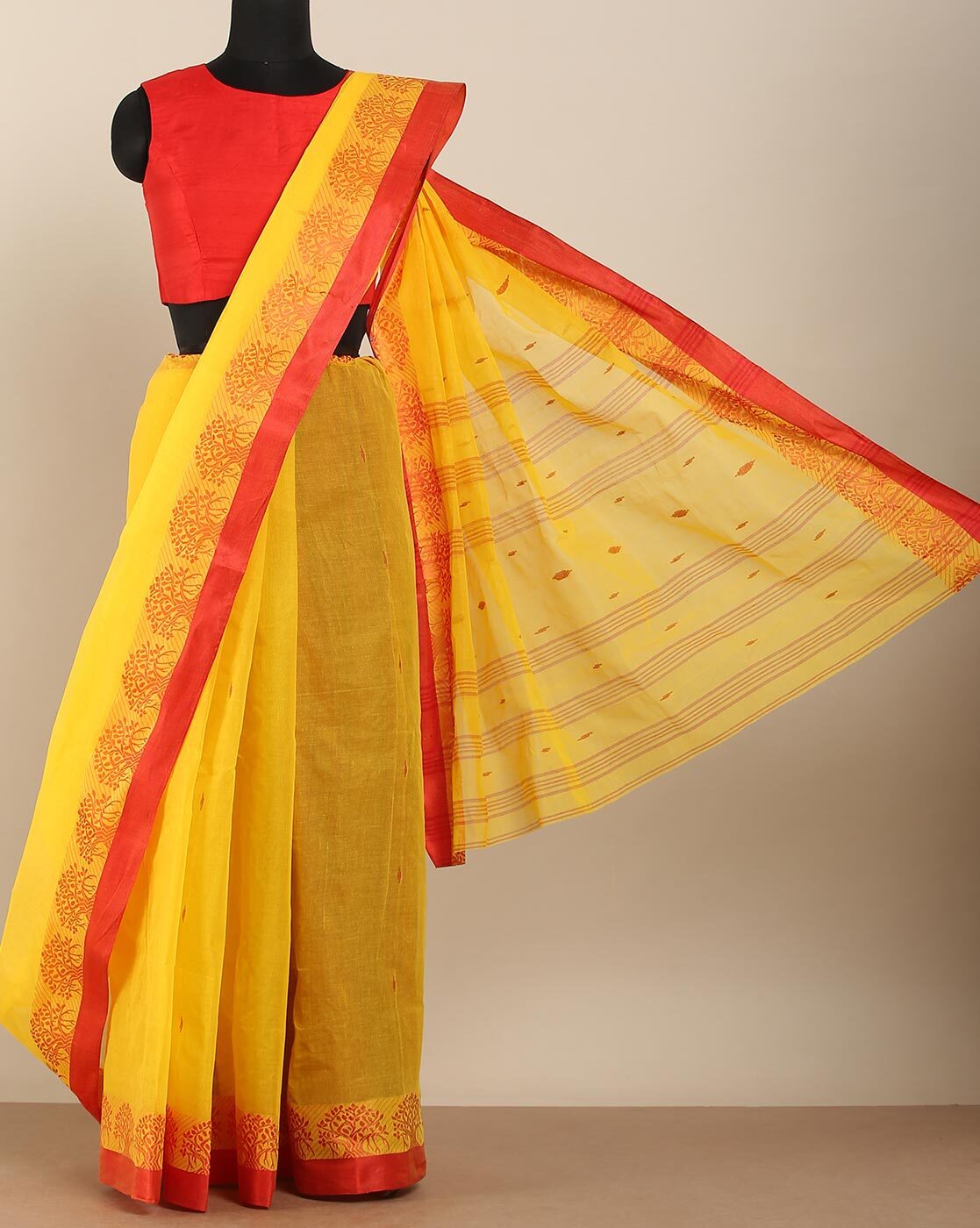 Buy Lime Sarees for Women by Indie Picks Online | Ajio.com