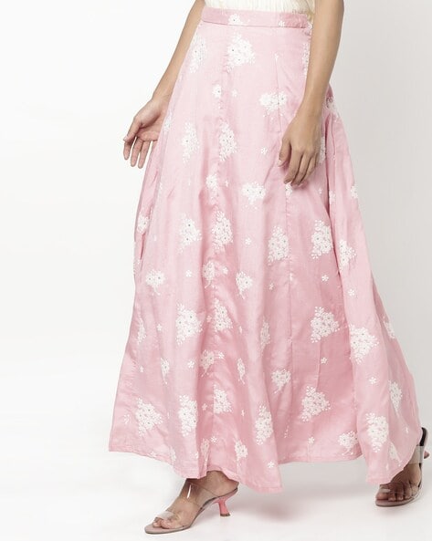 Buy Pink Skirts & Ghagras for Women by Indya Online