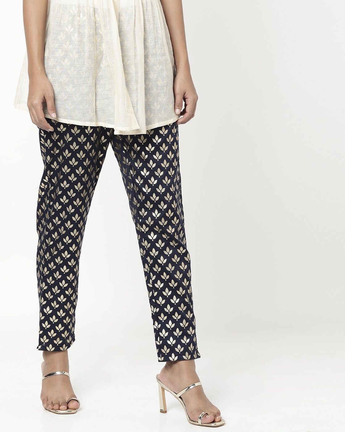 Buy Blue Pants for Women by Indya Online