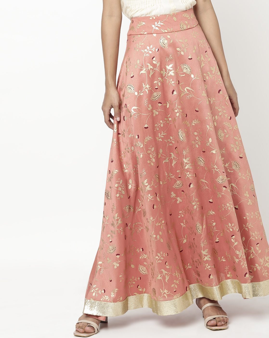 Buy Pink Skirts & Ghagras for Women by Indya Online