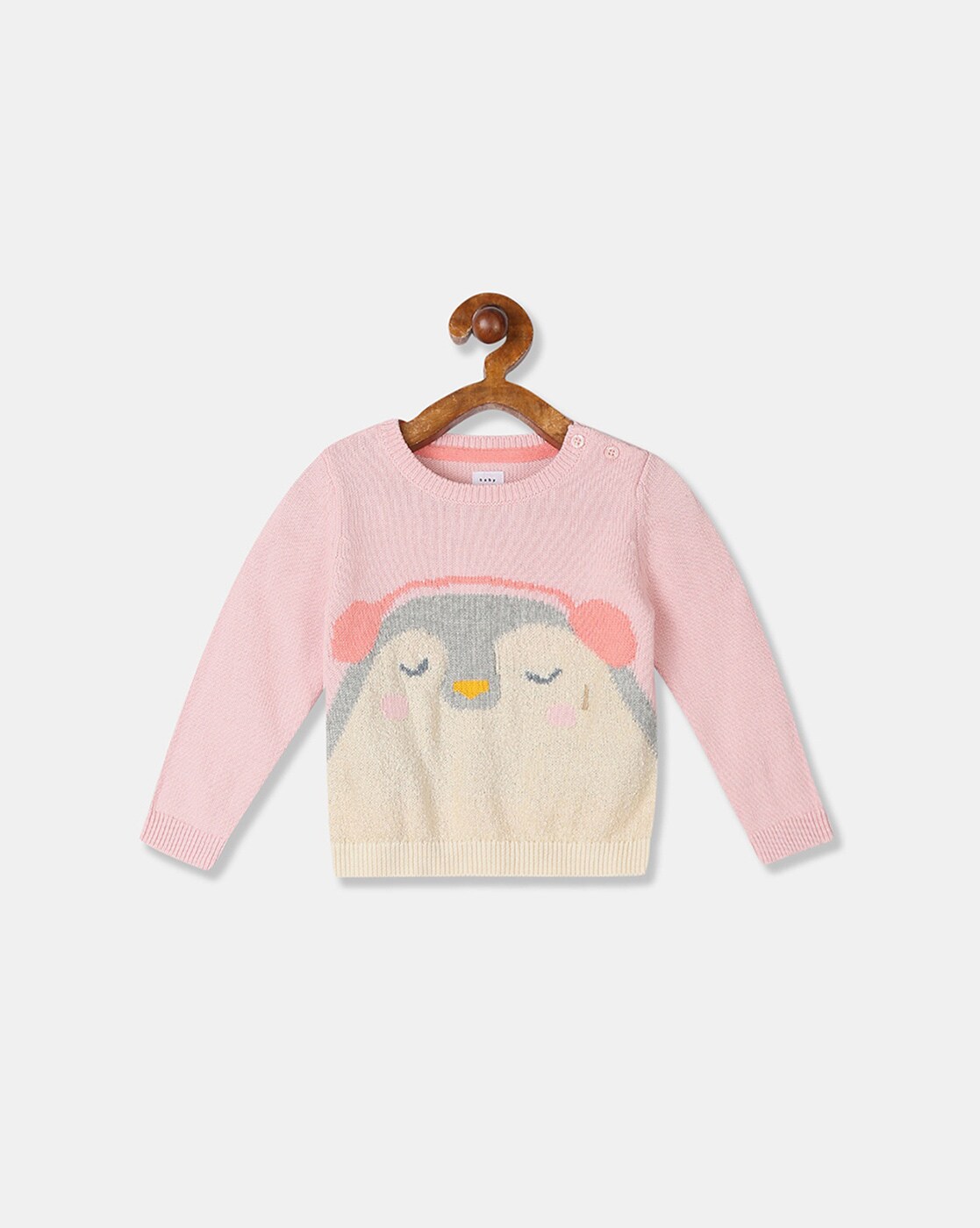 pink gap sweater