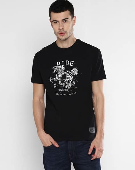 Royal Enfield Graphic Print Crew-Neck T-shirt