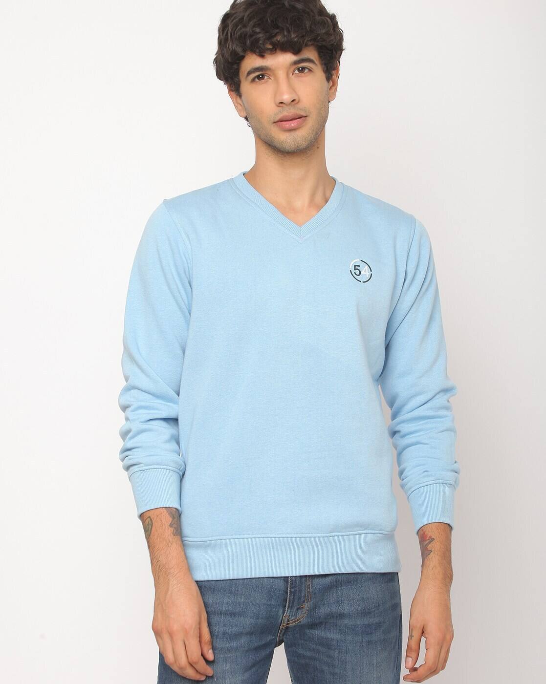 sky blue sweatshirt mens