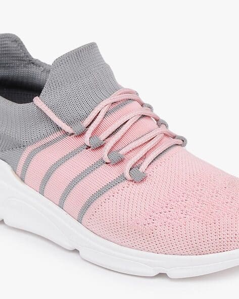 Colourblock Panelled Running Sports Shoes (Image - 2)