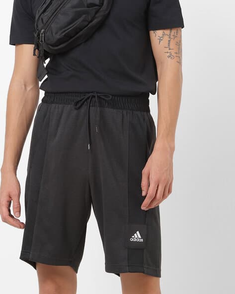Mid-Rise Shorts with Drawstring Waistband