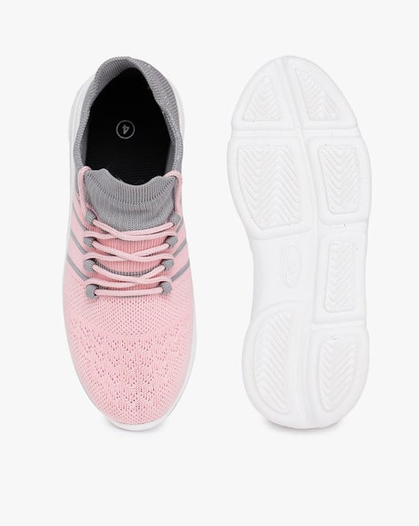 Colourblock Panelled Running Sports Shoes (Image - 3)